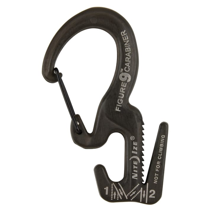 Nite Ize Figure 9® Carabiner Rope Tightener Black Small Nite Ize