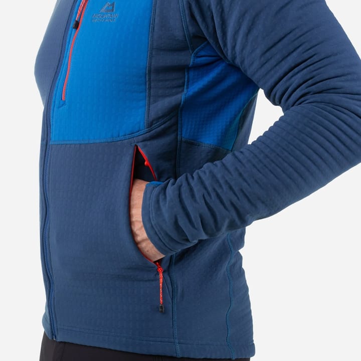 Mountain Equipment Shroud Hooded Jacket Cardinal Orange/Medieval Blue Mountain Equipment Mountain Equipment Shroud Hooded Jacket Cardinal Orange/Medieval Blue Mountain Equipment