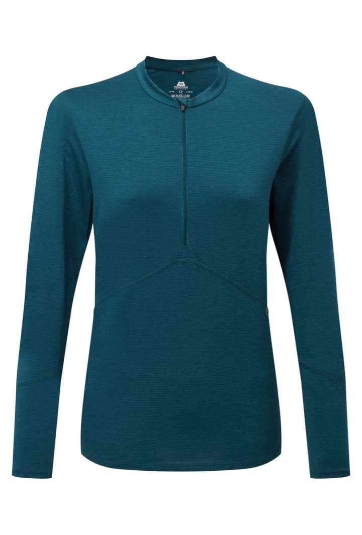 Mountain Equipment Nava Wmns Ls Zip T Majolica Blue Mountain Equipment Mountain Equipment Nava Wmns Ls Zip T Majolica Blue Mountain Equipment