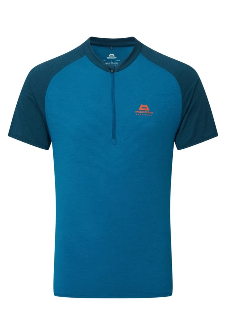 Mountain Equipment Nava SS Zip T Mykonos Blue/Majolica Blue Mountain Equipment