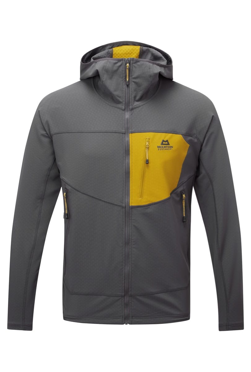 Mountain Equipment Arrow Hooded Mens Jacket Anvil Grey