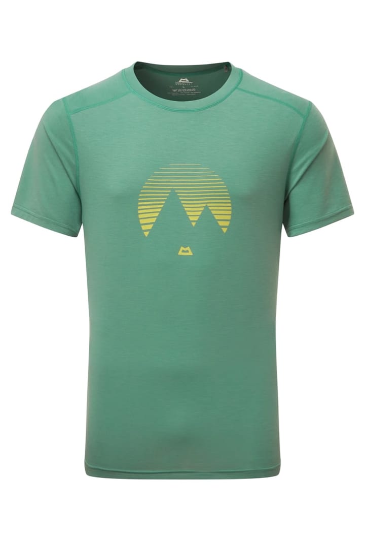 Mountain Equipment Headpoint Mountain Mens Tee Sage Mountain Equipment