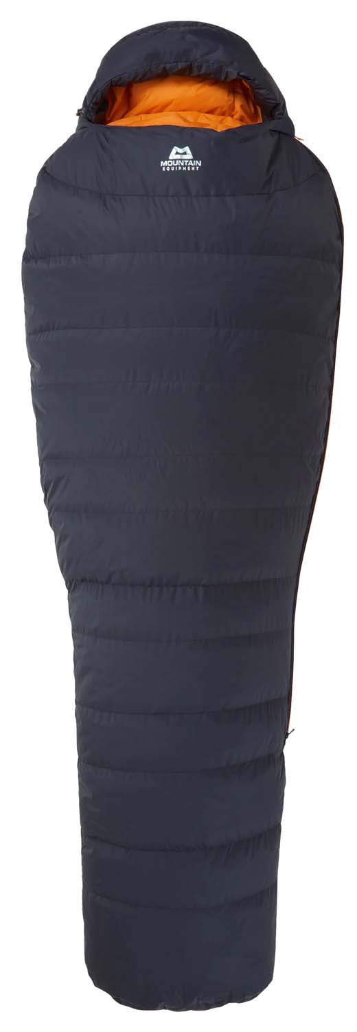 Mountain Equipment Men's Glacier 300 Regular Obsidian Dunsovsäckar LeftZip