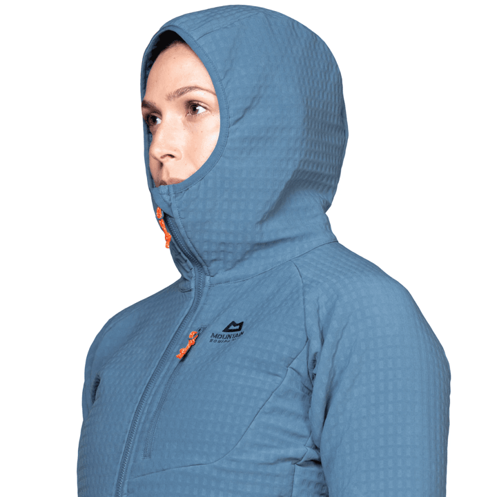 Mountain Equipment Women's Shroud Hooded Jacket Stellar Blue Mountain Equipment