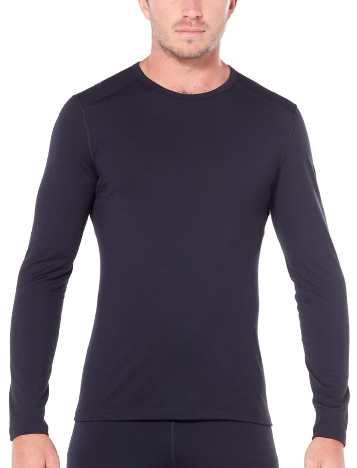 Icebreaker Mens 200 Oasis LS Crewe Midnight Navy Icebreaker