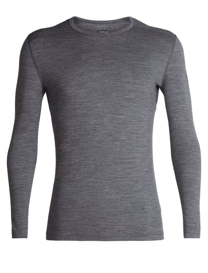 Icebreaker Mens 200 Oasis LS Crewe Gritstone Hthr Icebreaker Icebreaker Mens 200 Oasis LS Crewe Gritstone Hthr Icebreaker