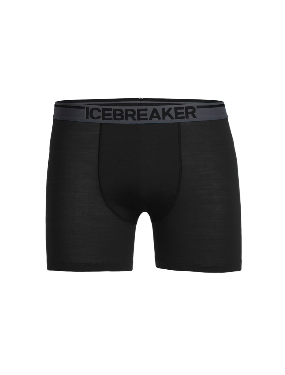 Icebreaker Mens Anatomica Boxers Black