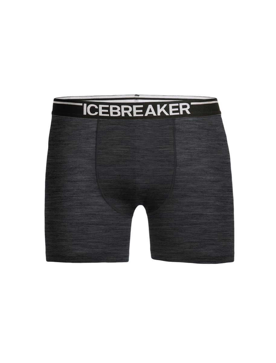 Icebreaker Mens Anatomica Boxers Jet Hthr
