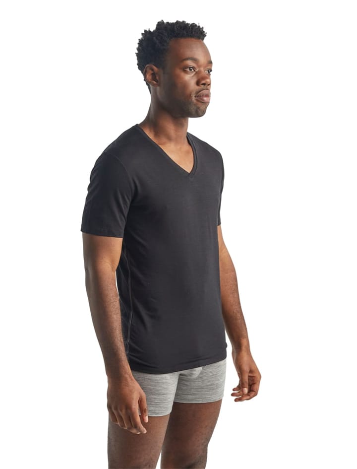Icebreaker Mens Anatomica SS V Black/Monsoon Icebreaker Icebreaker Mens Anatomica SS V Black/Monsoon Icebreaker