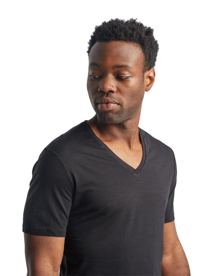 Icebreaker Mens Anatomica SS V Black/Monsoon Icebreaker Icebreaker Mens Anatomica SS V Black/Monsoon Icebreaker