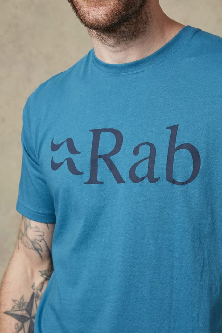 Rab Stance Logo SS Tee Beluga Rab Rab Stance Logo SS Tee Beluga Rab