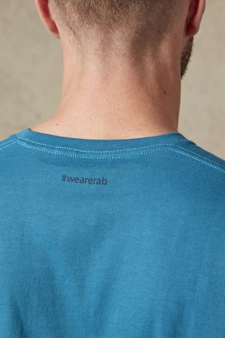 Rab Stance Logo SS Tee Beluga Rab Rab Stance Logo SS Tee Beluga Rab