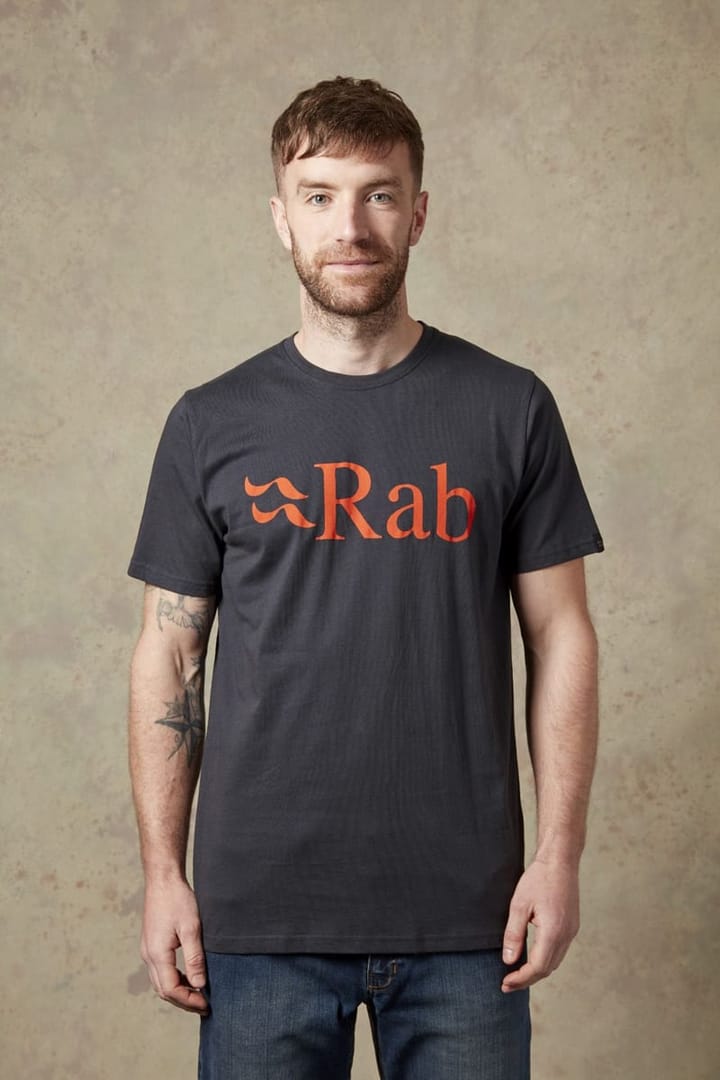 Rab Stance Logo SS Tee Beluga Rab
