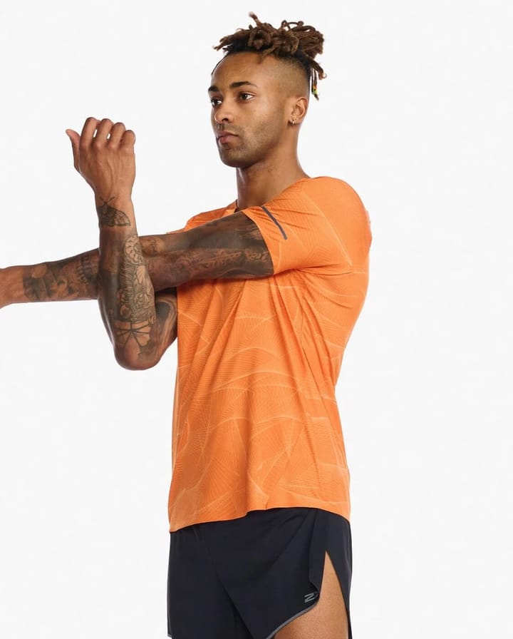 2XU Men's Light Speed Tee Spiral/Black Reflective 2XU