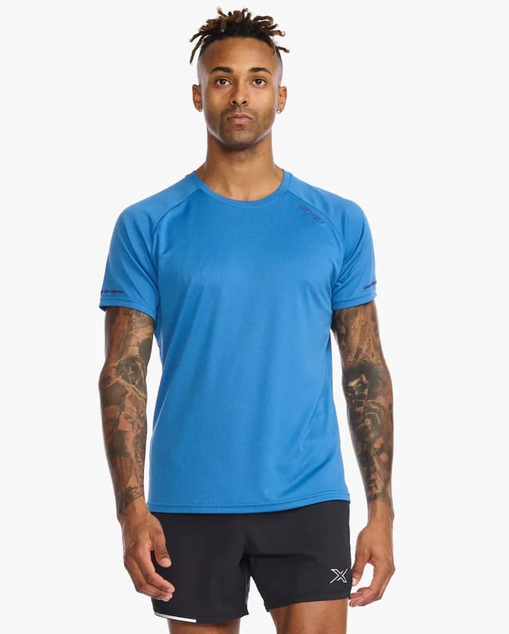 2XU Aero Tee Starling/Medieval Blue Reflective 2XU 2XU Aero Tee Starling/Medieval Blue Reflective 2XU