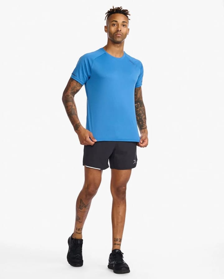 2XU Aero Tee Starling/Medieval Blue Reflective 2XU 2XU Aero Tee Starling/Medieval Blue Reflective 2XU
