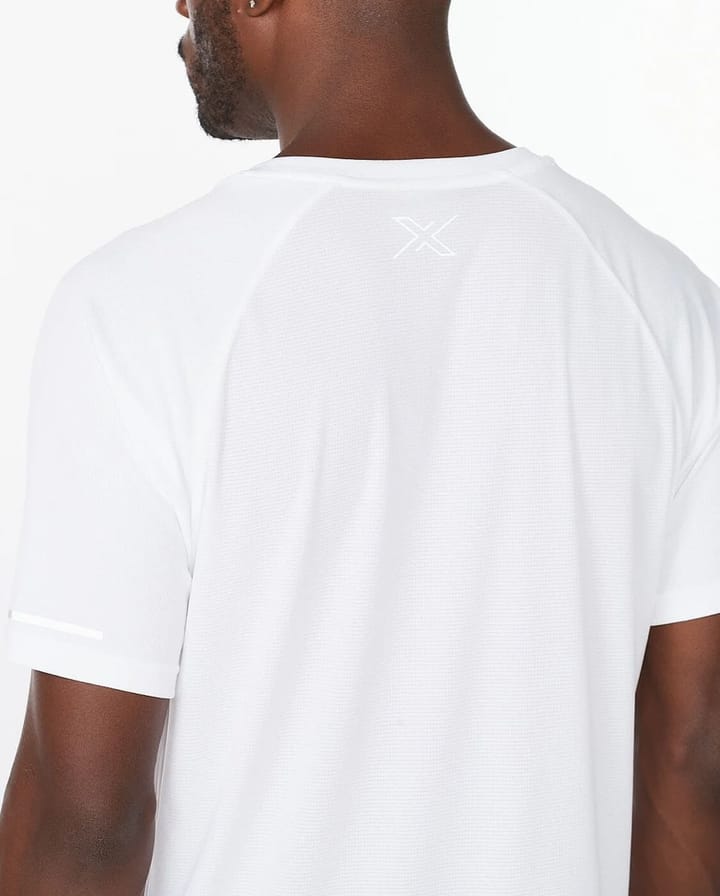 2XU Aero Tee-M White/Silver Reflective 2XU