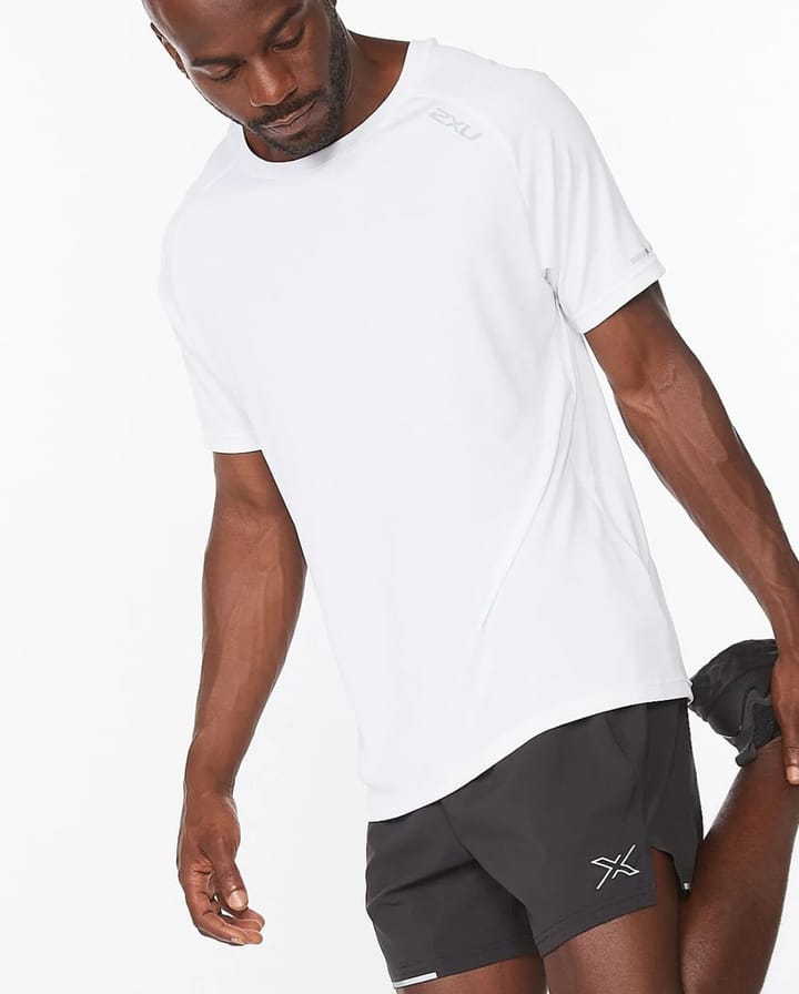 2XU Aero Tee-M White/Silver Reflective 2XU