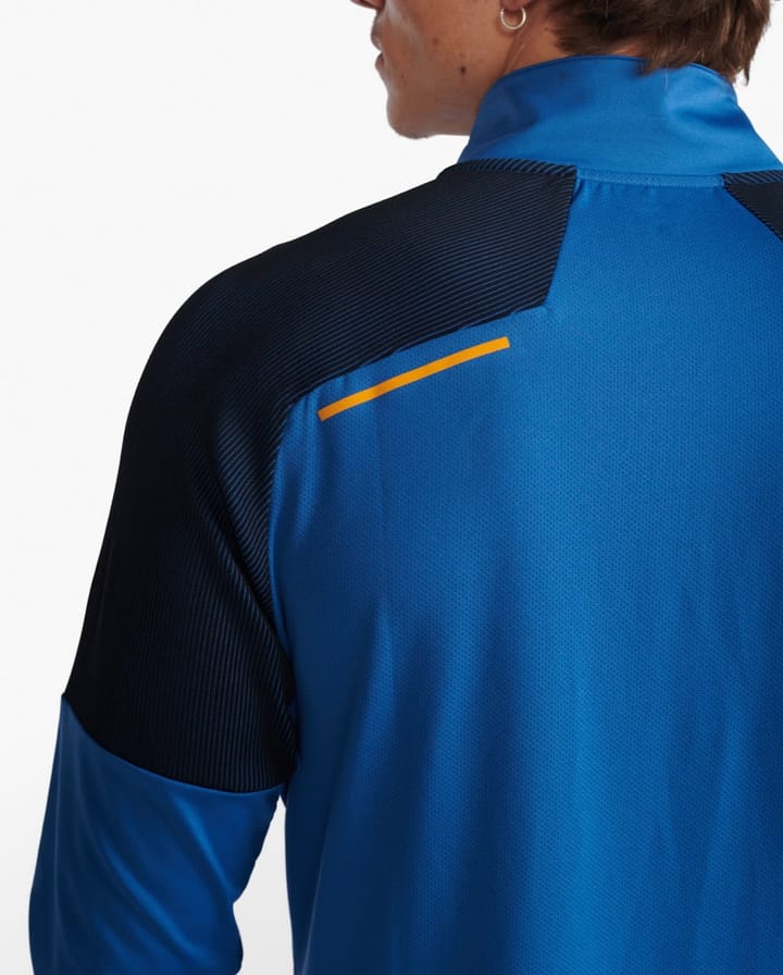 2XU Men's Light Speed 1/2 Zip Starling/Turmeric Reflective 2XU 2XU Men's Light Speed 1/2 Zip Starling/Turmeric Reflective 2XU