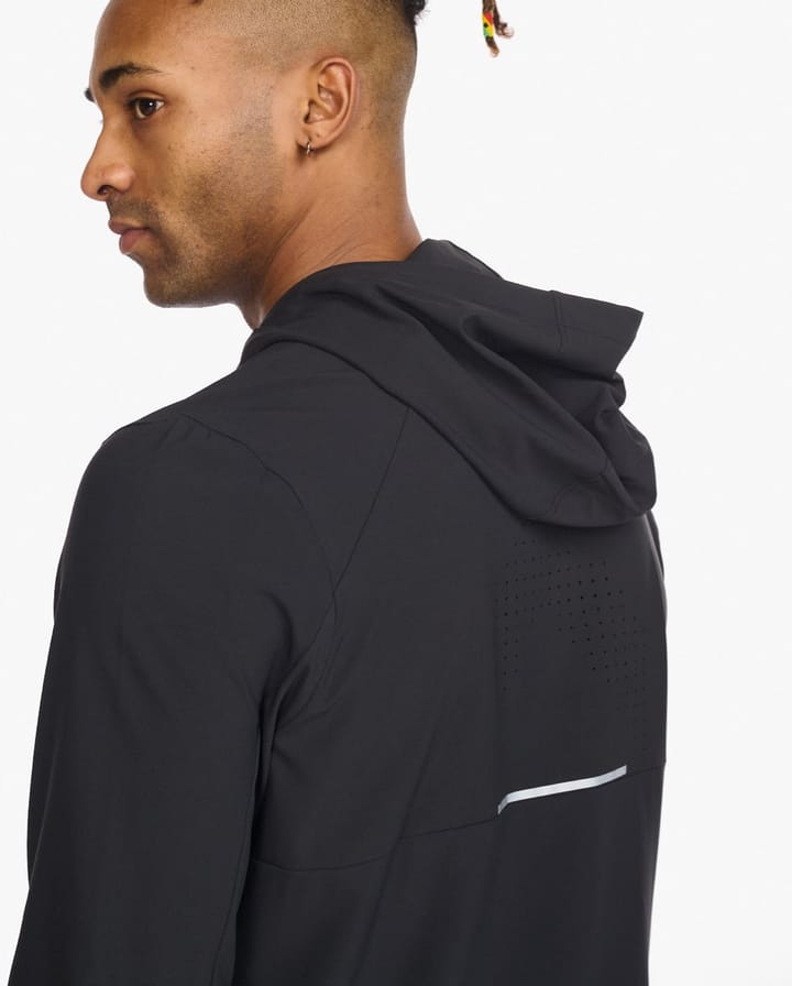 2XU Men's Aero Jacket Black/Silver Reflective 2XU 2XU Men's Aero Jacket Black/Silver Reflective 2XU