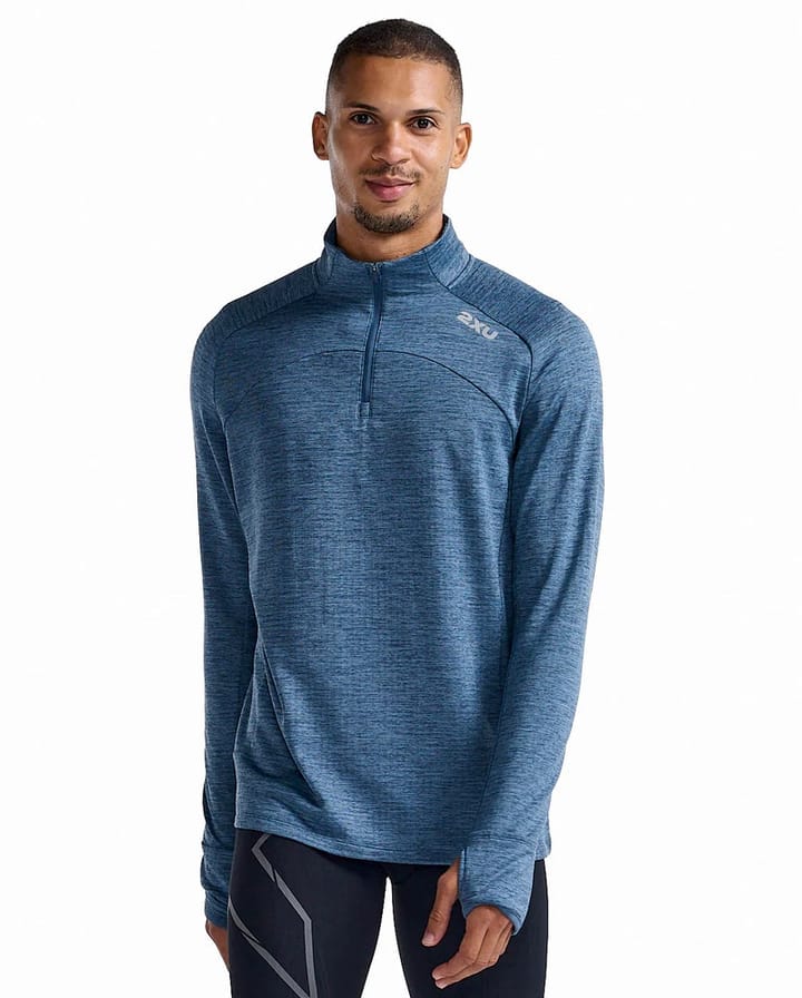 2XU Ignition 1/4 Zip Stormy/Silver Reflective 2XU 2XU Ignition 1/4 Zip Stormy/Silver Reflective 2XU