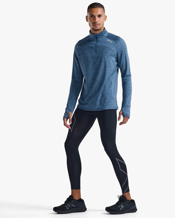 2XU Ignition 1/4 Zip Stormy/Silver Reflective 2XU 2XU Ignition 1/4 Zip Stormy/Silver Reflective 2XU