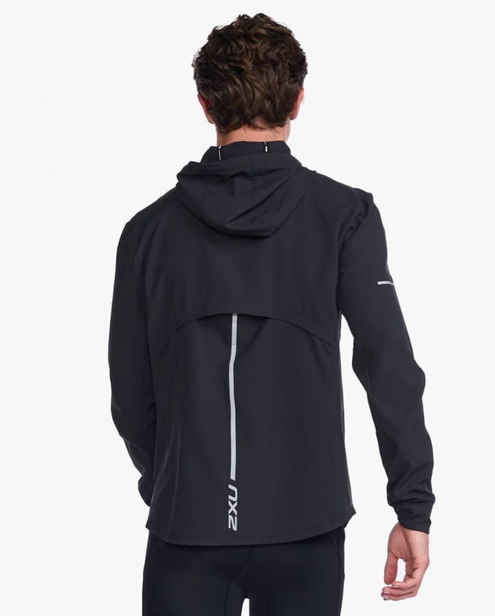 Men's Aero Jacket BLACK/SILVER REFLECTIVE 2XU