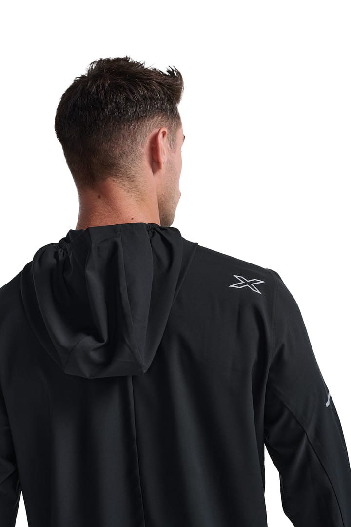 2XU Men's Areo Jacket Black/Silver Reflective 2XU