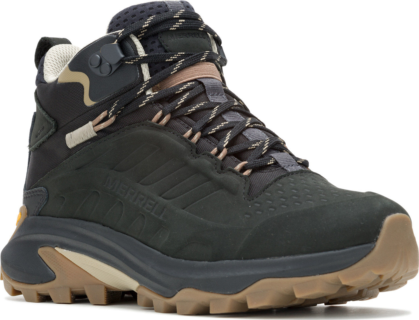 Merrell Women's Moab Speed 2 LTR Mid Waterproof Retkeilykengät Black 38