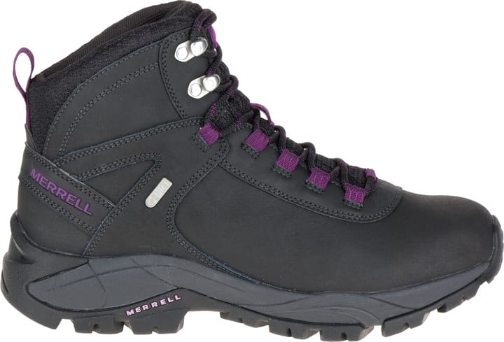 Merrell Women's Vego Mid Leather Waterproof Black/Gloxinia Merrell Merrell Women's Vego Mid Leather Waterproof Black/Gloxinia Merrell