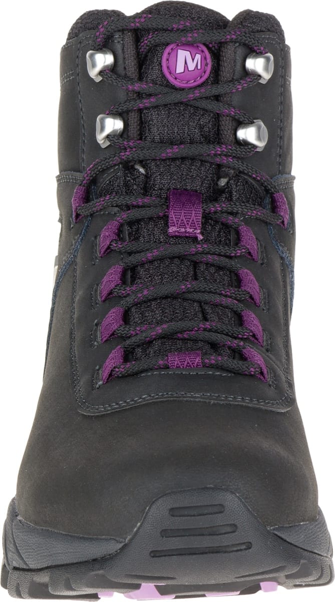 Merrell Women's Vego Mid Leather Waterproof Black/Gloxinia Merrell Merrell Women's Vego Mid Leather Waterproof Black/Gloxinia Merrell