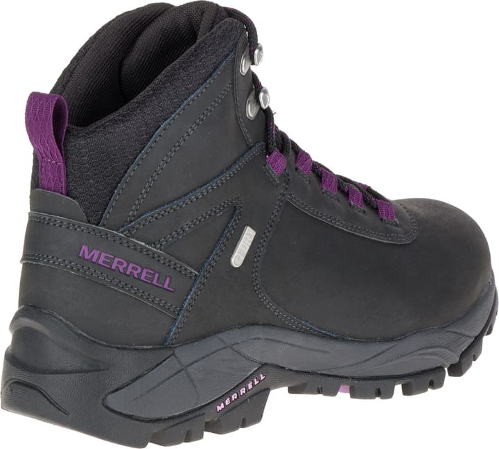 Merrell Women's Vego Mid Leather Waterproof BLACK/GLOXINIA Merrell