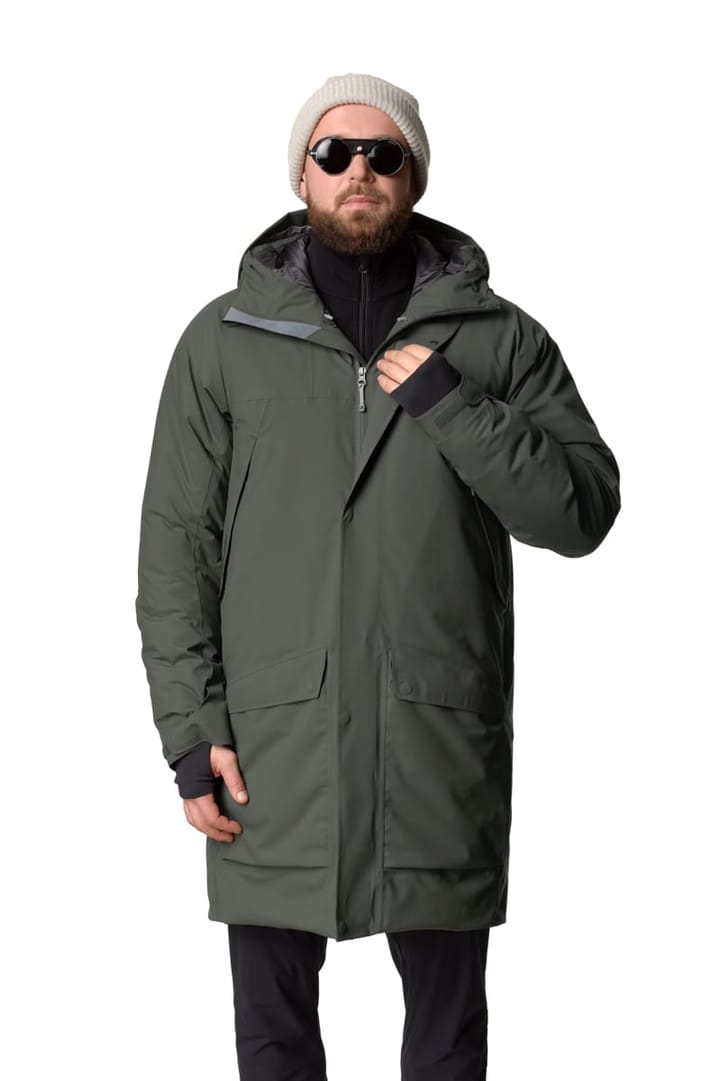 Houdini M's Fall In Parka Baremark Green Houdini Sportswear