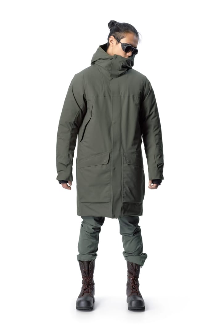 Houdini M's Fall In Parka Baremark Green Houdini Sportswear