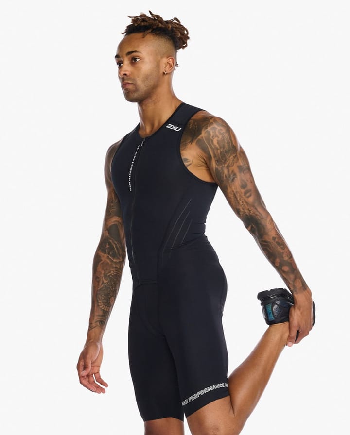 2XU Aero Front Zip Trisuit Black/White 2XU 2XU Aero Front Zip Trisuit Black/White 2XU