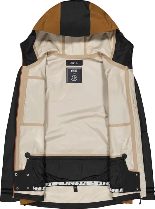 Picture Organic Clothing Men's Broader 3L Jacket Black Chocolate Picture Organic Clothing