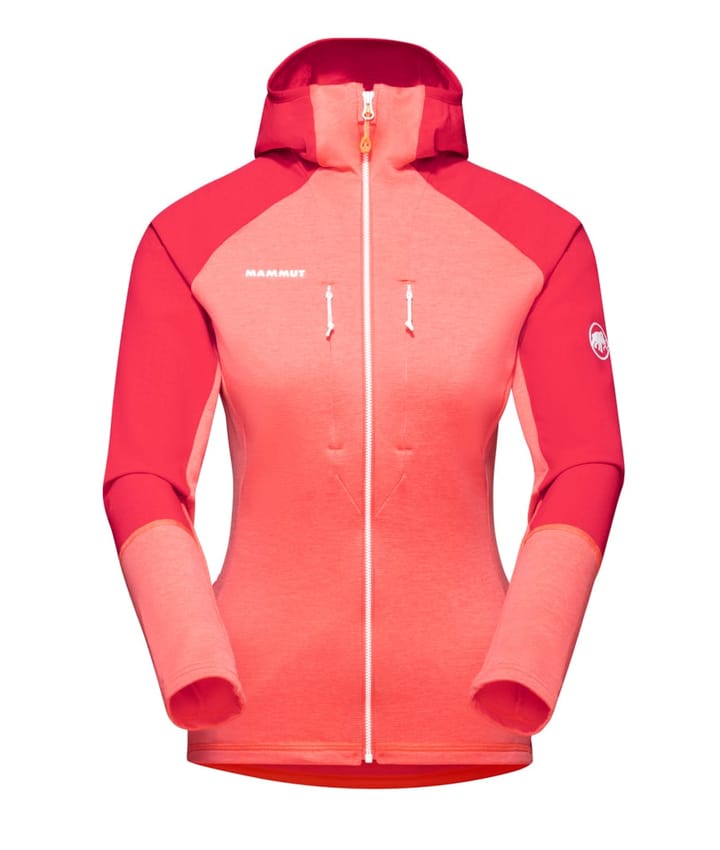 Mammut Eiswand Advanced Ml Hooded Jacket Women Barberry/Azalea Mammut