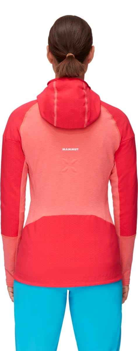 Mammut Eiswand Advanced Ml Hooded Jacket Women barberry-azalea Mammut