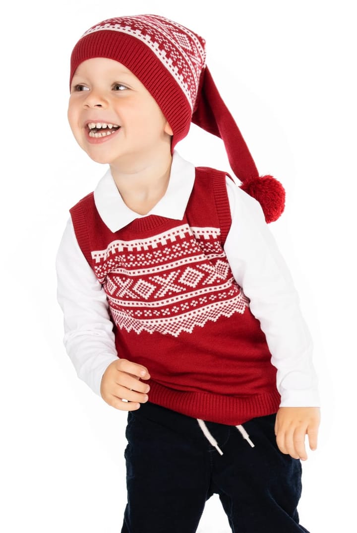Marius Kids ULLVEST JUL DARK RED Marius Kids