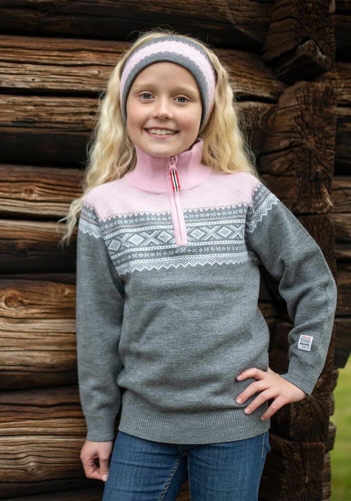 Marius Kids Ullgenser Med Zip Barn Lotus Pink Marius Kids Marius Kids Ullgenser Med Zip Barn Lotus Pink Marius Kids