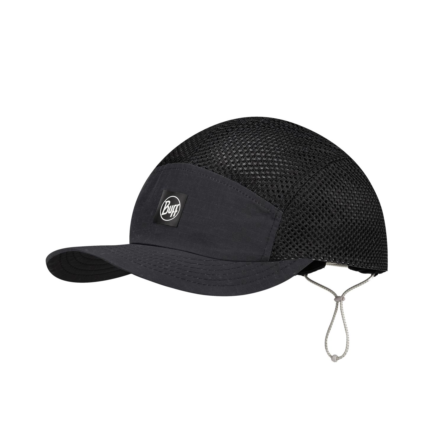 Buff 5 Panel Air Cap Adult Saret Black