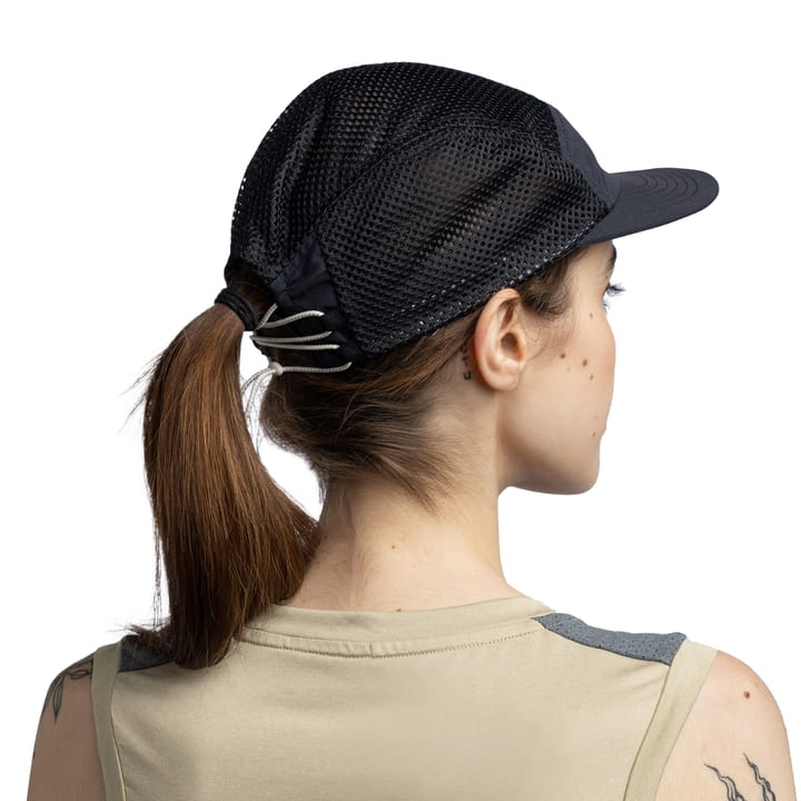 Buff 5 Panel Air Cap Adult Saret Black Buff