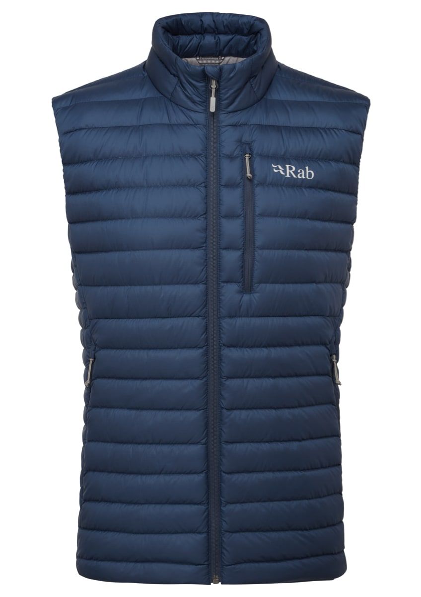 Rab Men's Microlight Down Vest Tempest Blue