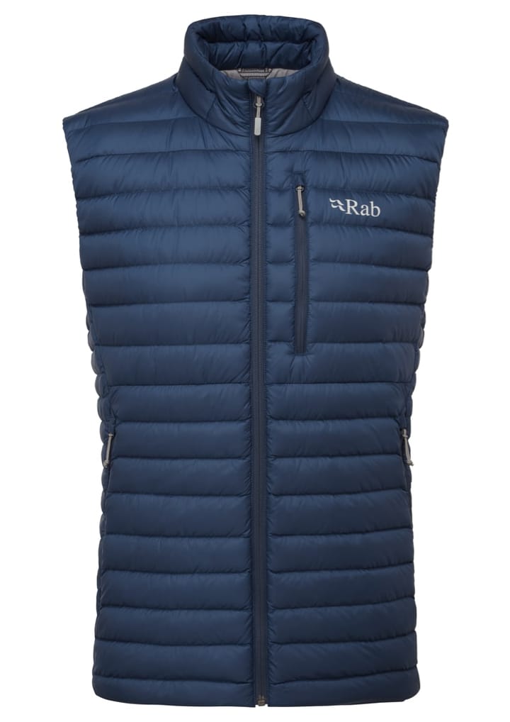 Rab Men's Microlight Down Vest Tempest Blue Rab