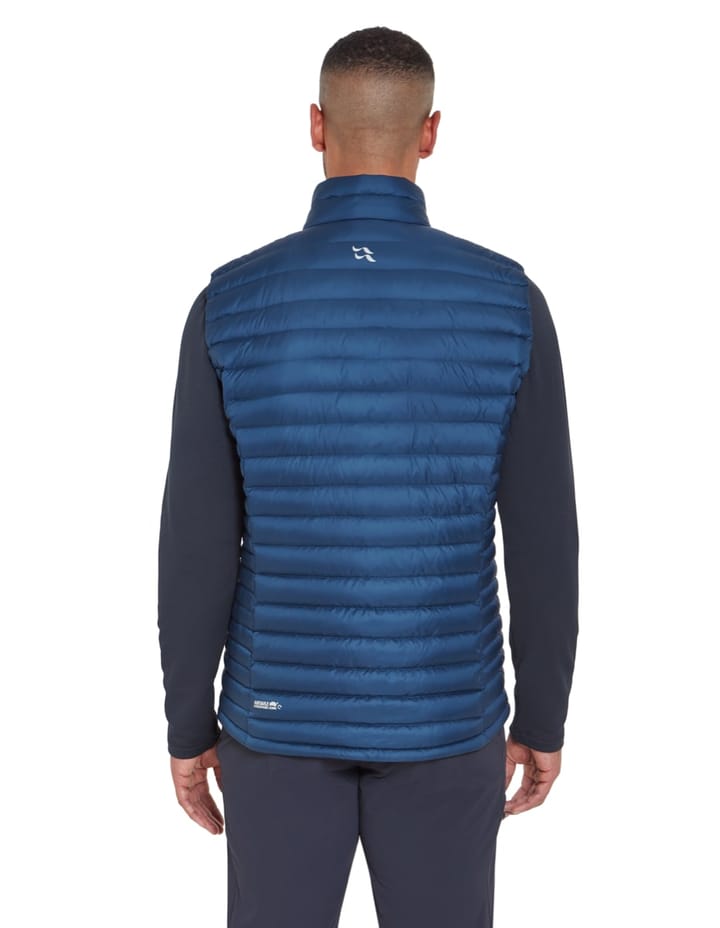 Rab Men's Microlight Down Vest Tempest Blue Rab