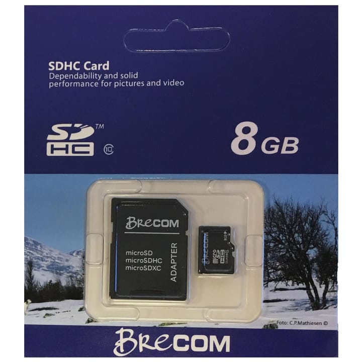 Brecom Minnekort Micro SDHC M/Adapter 8 Gb BreCom