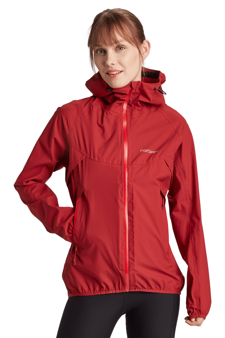 Nordisk Women's Mjelde Ultralight 3-Layer Jacket Red Dahlia Nordisk