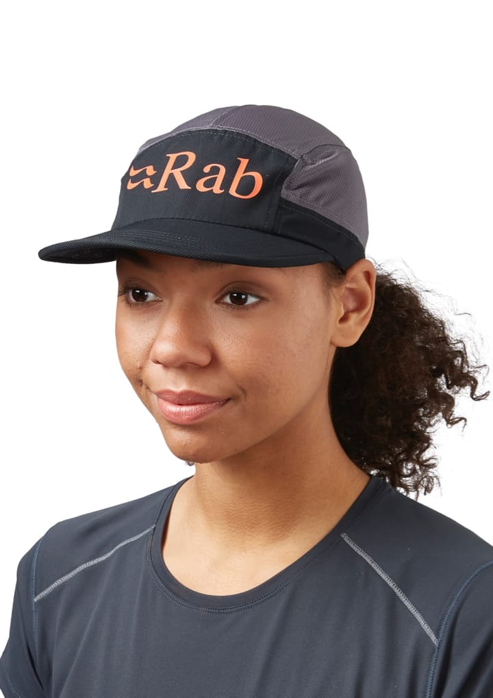 Rab Momentum 5 Panel Cap Black/Graphene Rab