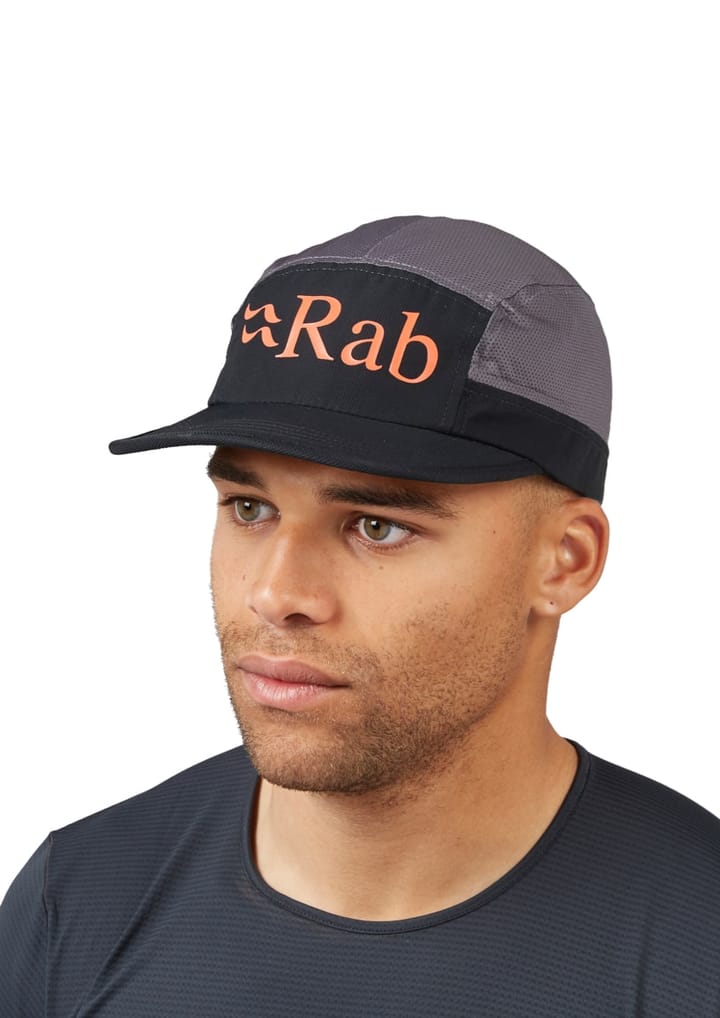 Rab Momentum 5 Panel Cap Black/Graphene Rab