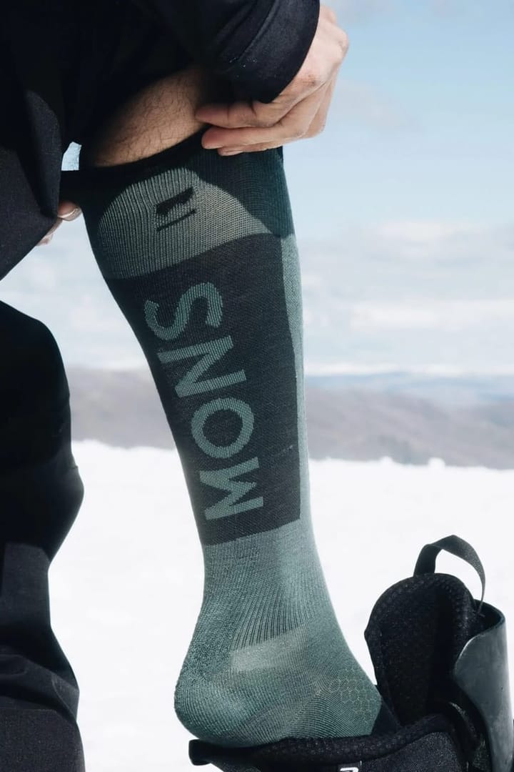 Mons Royale Atlas Merino Snow Sock Burnt Sage Mons Royale